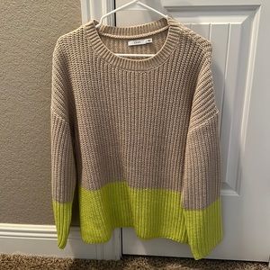 Lush Small color block sweater- worn once
